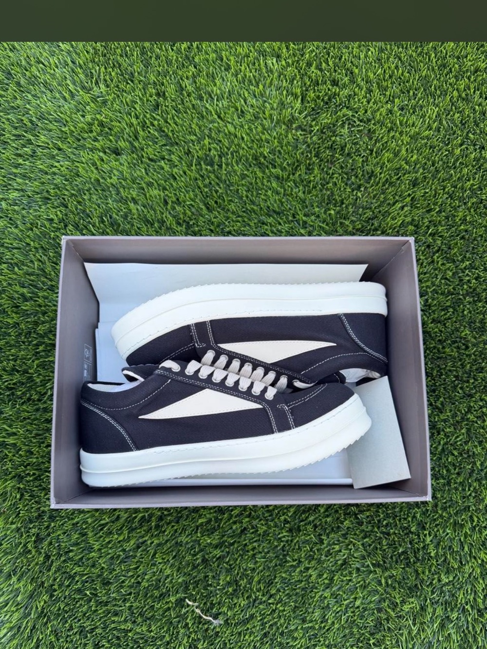 Rick Owen Vans Black